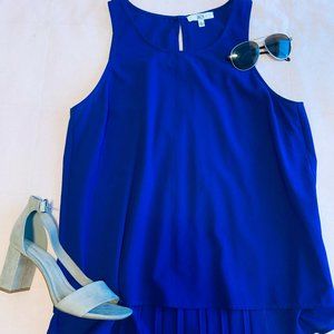 Women's Blue Tank-tee